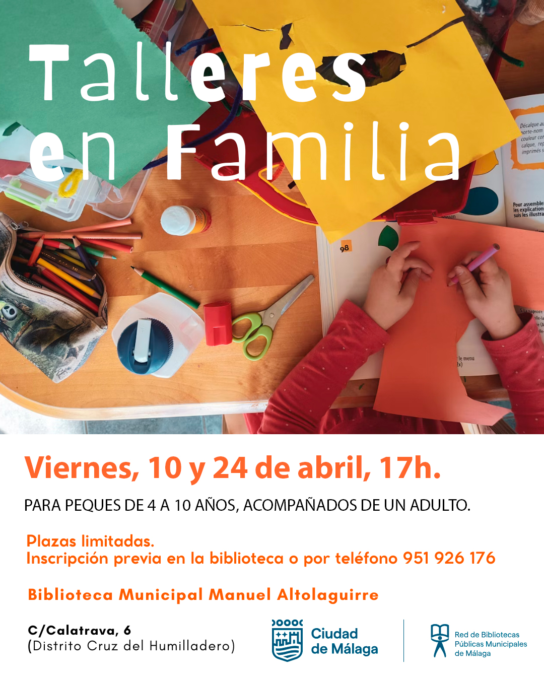 TALLERES EN FAMILIA.